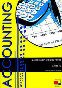 Picture of EZ Revision Accounting Grade 12 (2019)