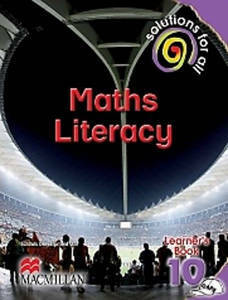 Picture of Solutions For All Mathematical Literacy Grade 10 Learner's Book (CAPS)