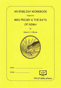Picture of Vista Study Guide: Mrs Frisby & the Rats of Nimh