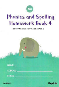 Picture of Phonics and Spelling Homework Book 4 - Depicta