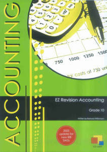 Picture of EZ Revision Accounting Grade 10 new SAGS 2023