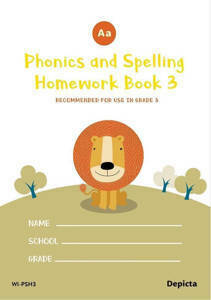 Picture of Phonics and Spelling Homework Book 3 - Depicta