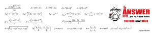 Picture of The Answer Series - Euler Maths Ruler (Mathematics Formulas suitable for Grade 10 - 12)