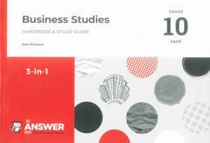 Picture of The Answer Series Business Studies Grade 10 3-in-1