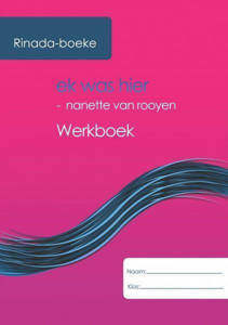 Picture of Edu Teach - Ek was hier Werkboek (Rinada-Boeke) 2021 version