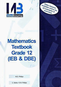 Picture of Mindbourne Mathematics Grade 12 Textbook + Video  Licence  