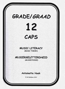 Picture of Music Workbook for Learners: Music Literacy Grade 12 - Dr Antoinette Hoek