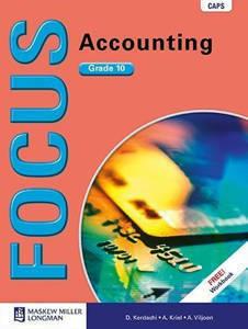 Picture of Focus Accounting Grade 10 Learner's Book & Workbook
