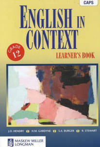 Picture of English in Context Grade 12 Learner's Book (CAPS)