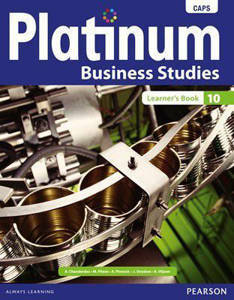 Picture of Platinum Business Studies Grade 10 Learner's Book (CAPS)