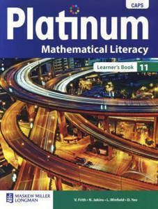 Picture of Platinum Mathematical Literacy Grade 11 Learner's Book