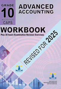 Picture of Advanced Accounting Workbook Grade 10 *2025