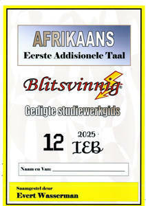 Picture of Blitsvinnig Gedigte Studiewerkgids Grade 12 (10 gedigte)