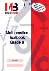 Picture of Mindbourne Maths Grade 8 Textbook and Video