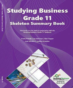 Picture of NSC Studying Business Grade 11 Skeleton Summary (Workbook)