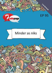 Picture of Minder as Niks Leerderboek (EP95)