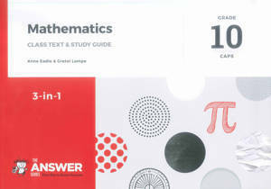 Picture of The Answer Series Mathematics Grade 10 3-in-1