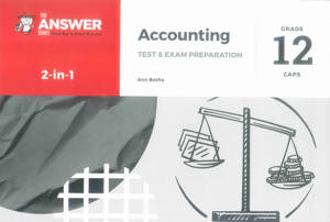 Picture of The Answer Series Accounting Grade 12 2-in-1