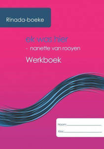 Picture of Edu Teach - Ek was hier Werkboek (Rinada-Boeke) 2021 version