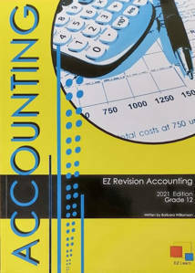 Picture of EZ Revision Accounting Grade 12 2021 Edition (OLD)