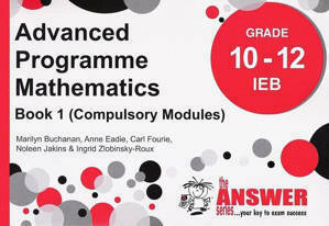 Picture of The Answer Series Further Studies Mathematics Grade 10-12: Book 1
