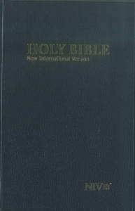 Picture of NIV Medium Black HC Bible 